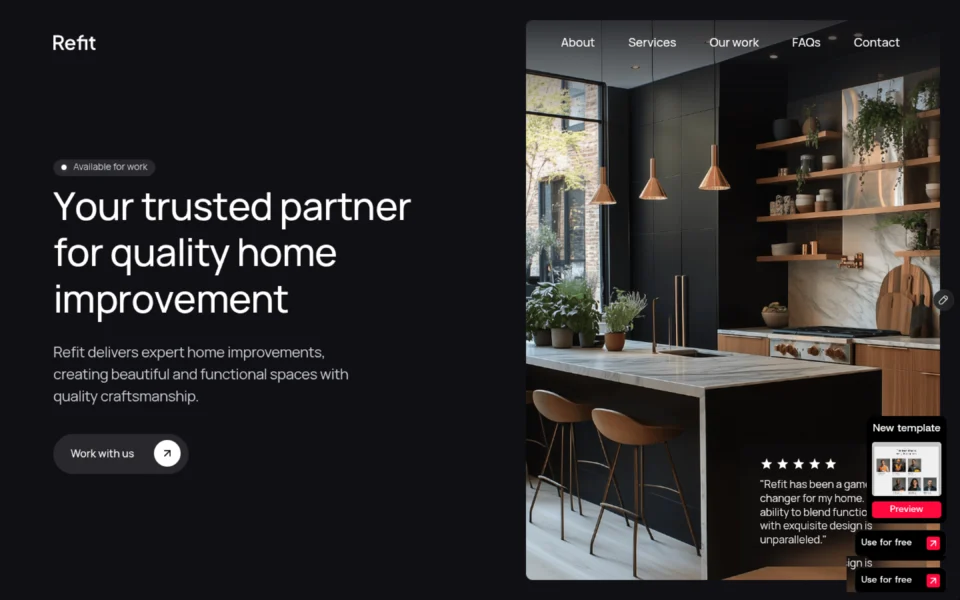 Refit website design by BoostWeb