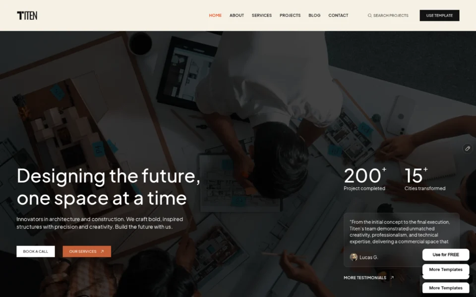 Titen website design by BoostWeb