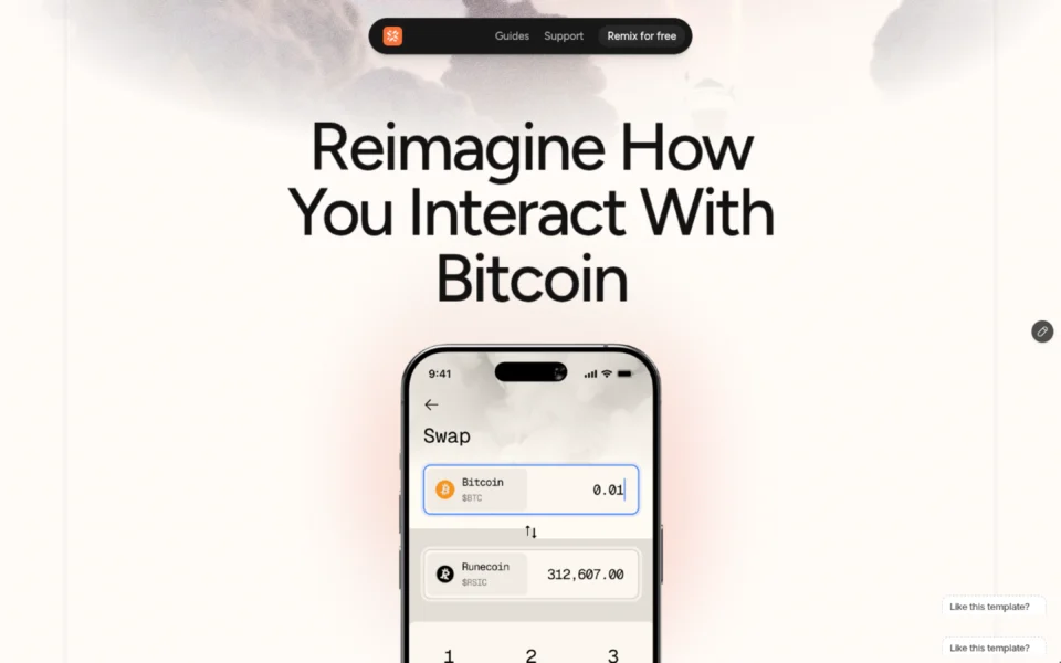 Wallet website design by BoostWeb